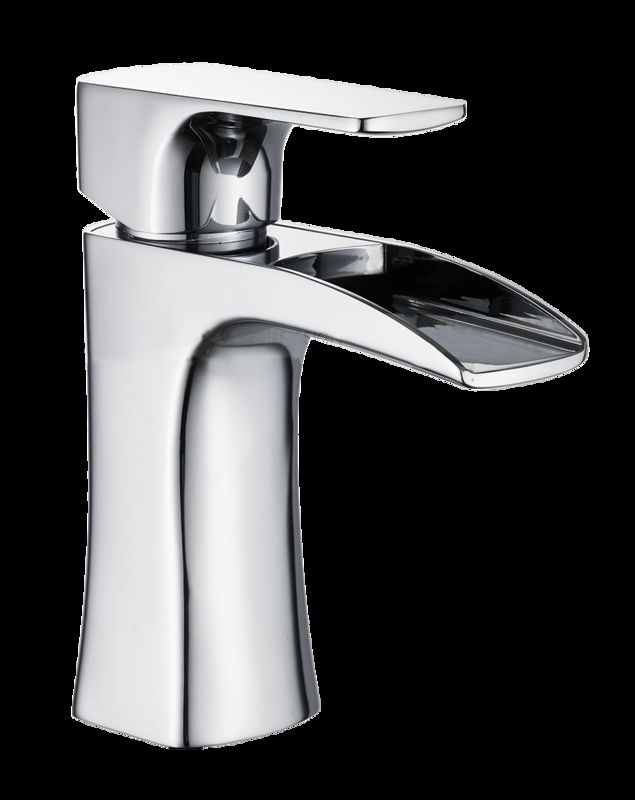 Stylish Chrome Finish Brass Basin Faucet for Elegant and Modern Bathroom Design T9392W